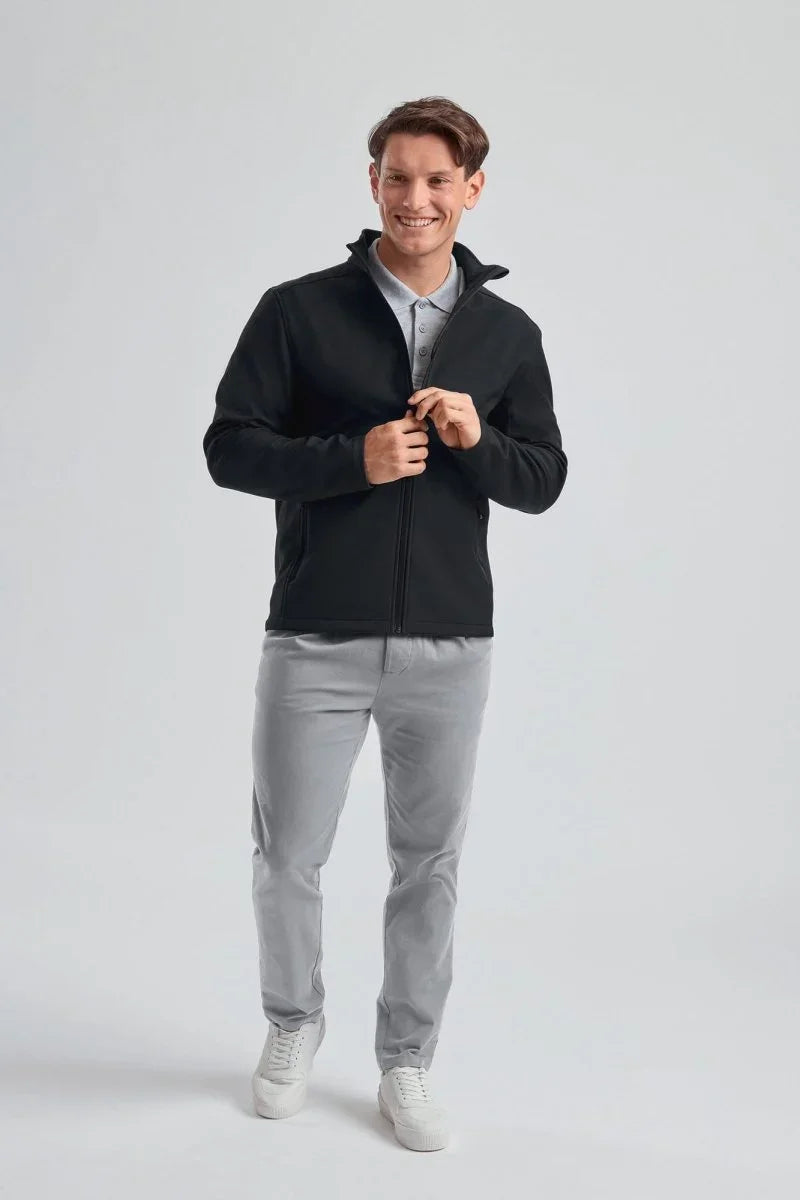 RU420M - Softshell Essential herenjas - JouwTextiel