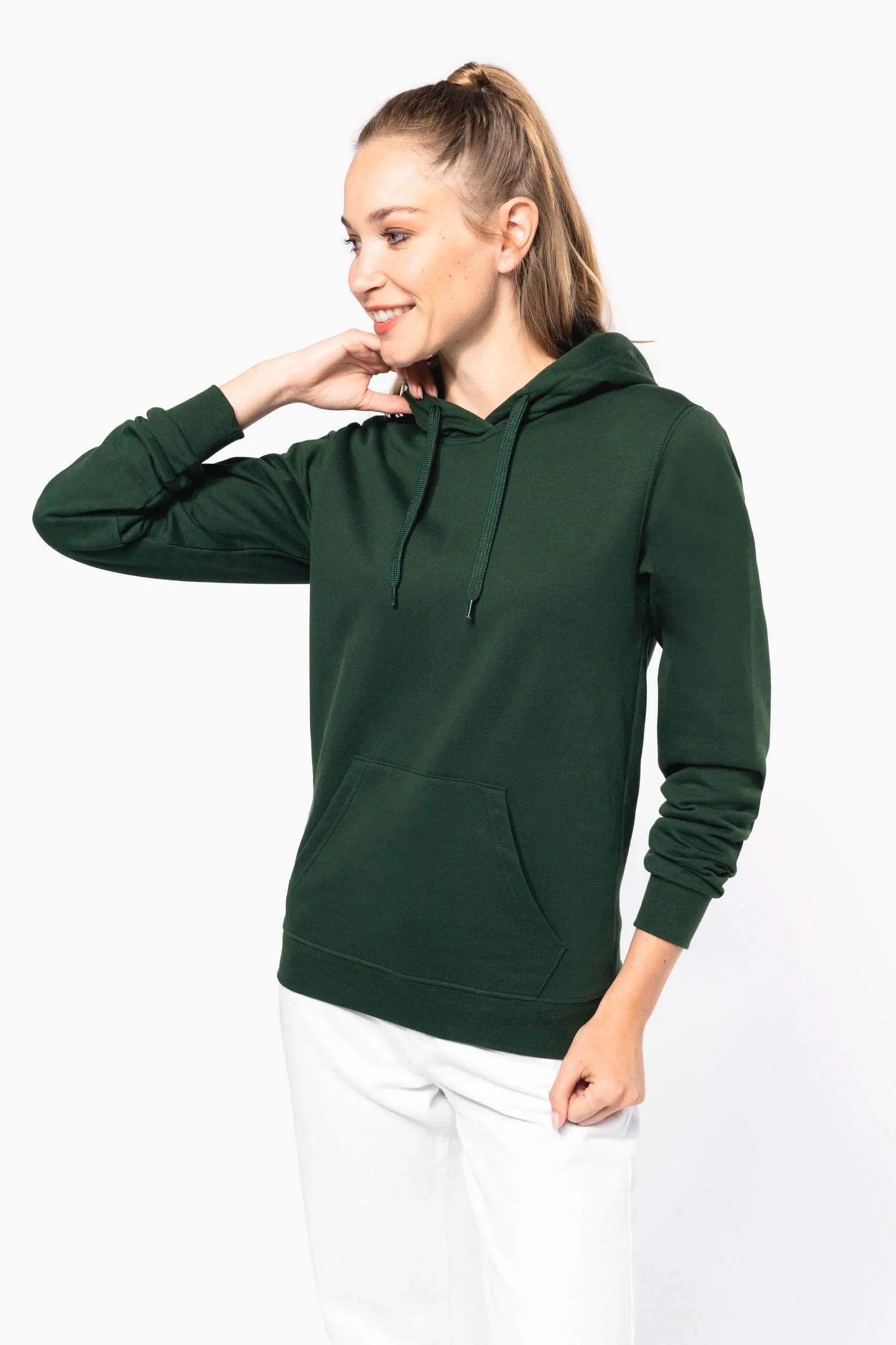 K4041 - Gerecycled sweater met capuchon uniseks - JouwTextiel