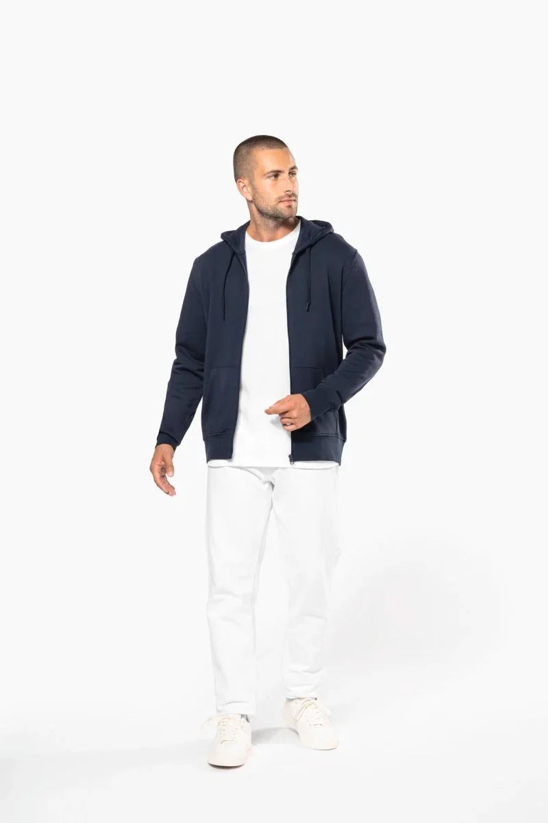 K4030 - Eco herensweater met ritssluiting - JouwTextiel