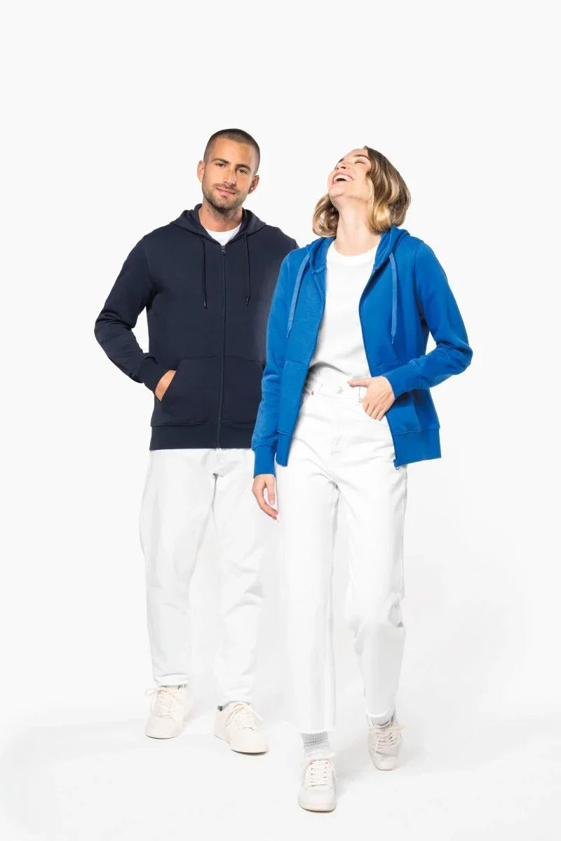 K4030 - Eco herensweater met ritssluiting - JouwTextiel