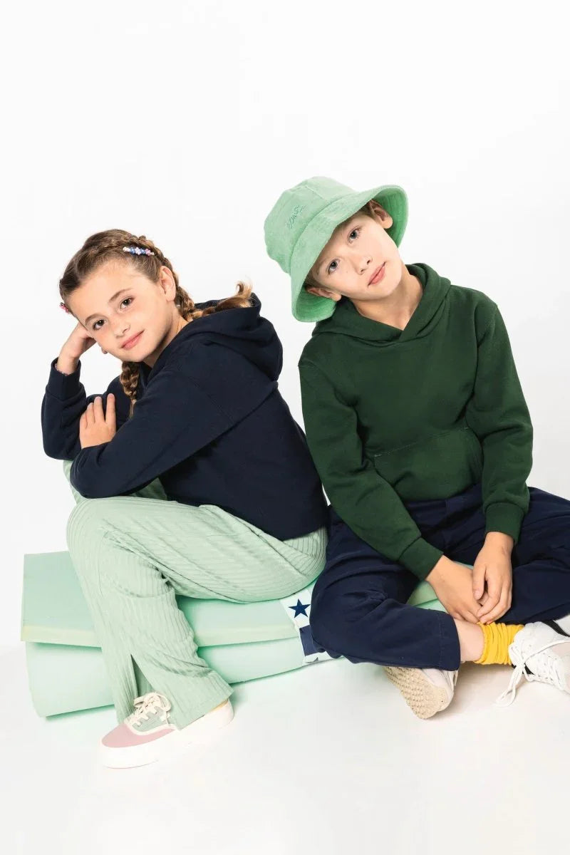 K477 - Kindersweater met capuchon Uniseks - JouwTextiel