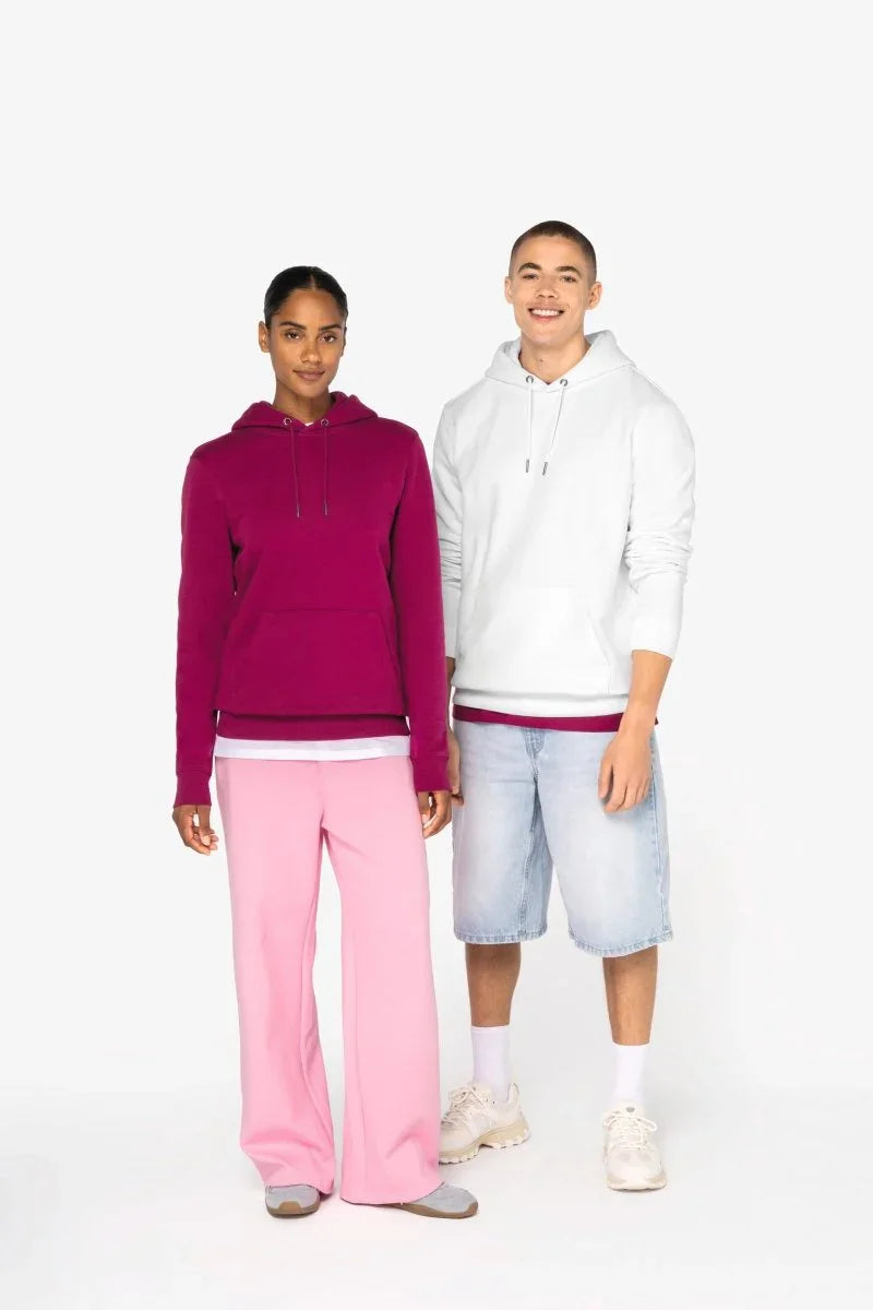 NS401 - Ecologische uniseks sweater met capuchon - JouwTextiel