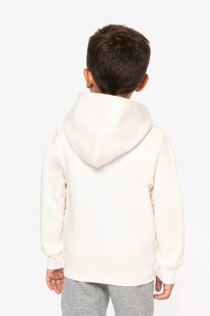 NS404 - Ecologische kindersweater met capuchon - JouwTextiel