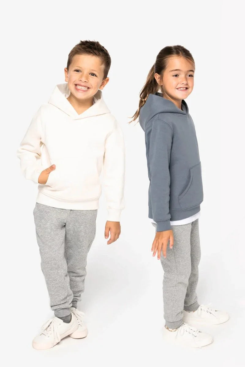 NS404 - Ecologische kindersweater met capuchon - JouwTextiel